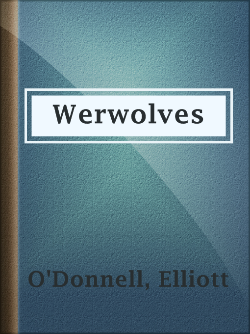 Title details for Werwolves by Elliott O'Donnell - Available